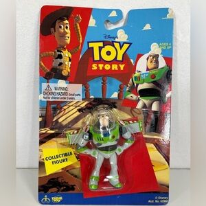 Disney‎ Toy Story Buzz Lightyear 3¼" Collectible Figure 1995 - New & Sealed!
